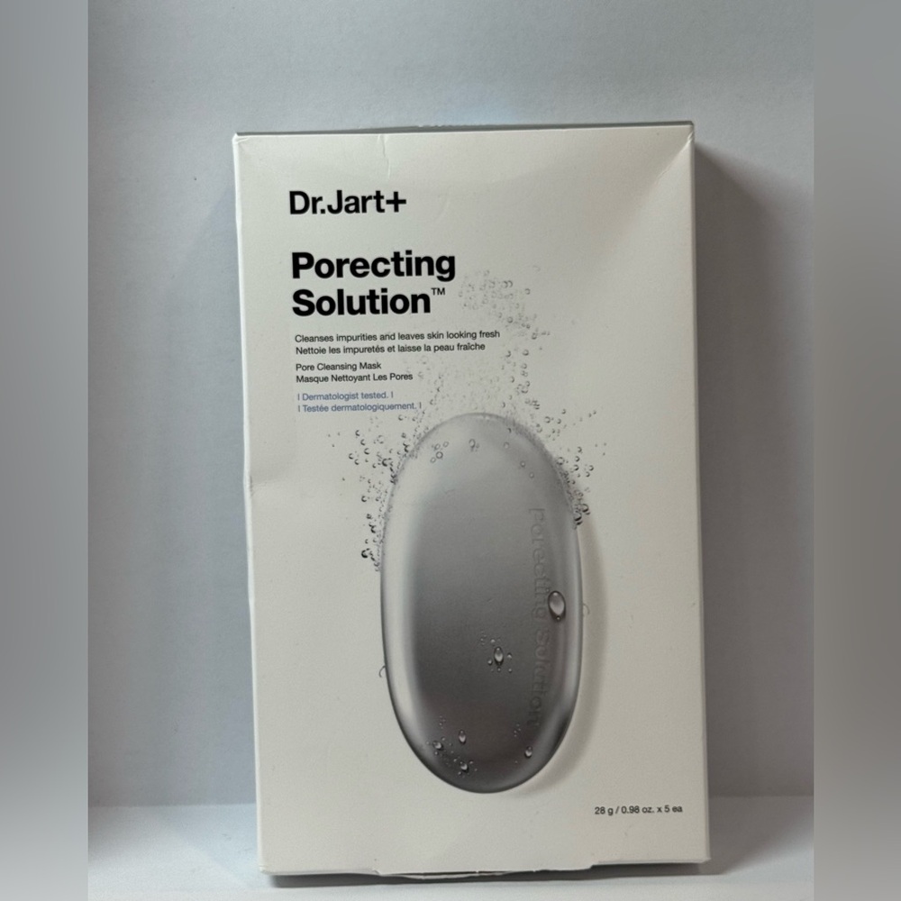 Dr. Jart+ Porecting Solution Sheet Mask Set – 5 Masks / Charcoal Bubble New